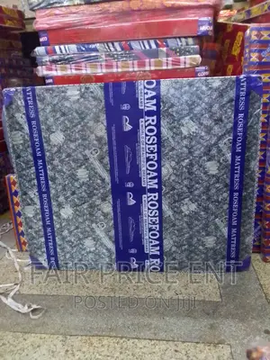 High Density Mattress.4x6x6inches.( Gray)