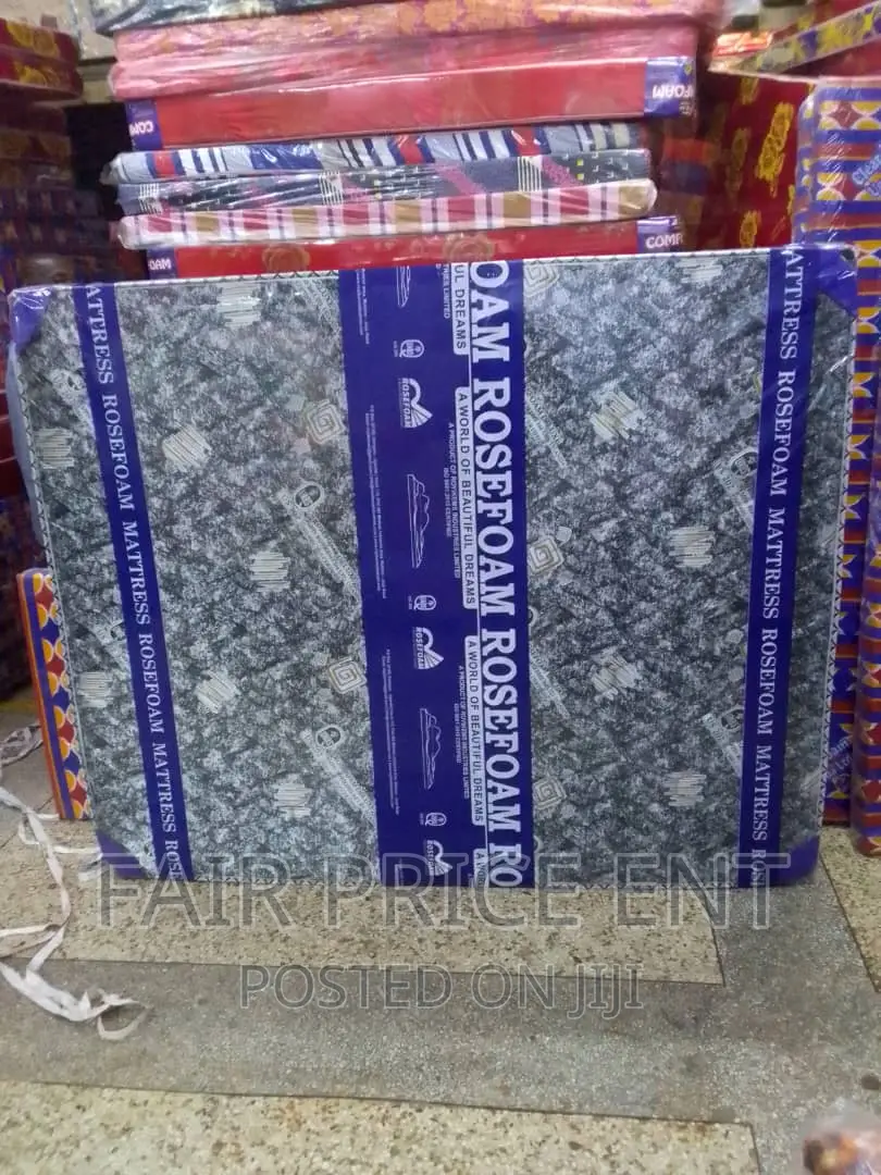 High Density Mattress.4x6x6inches.( Gray)