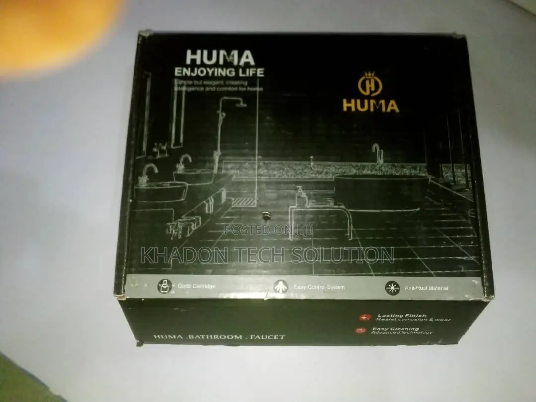 Huma Black Basin Mixer