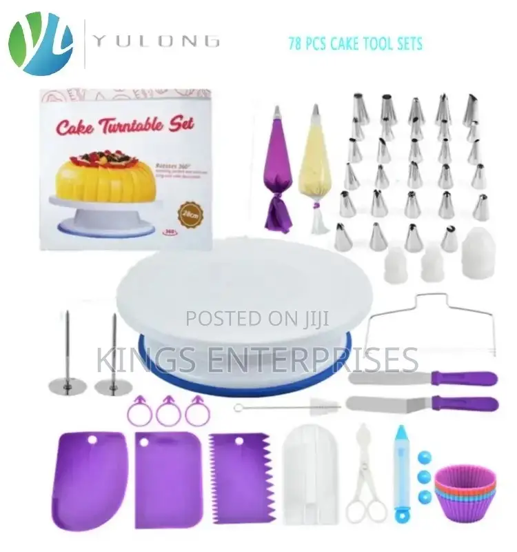 Cake Turntable Set