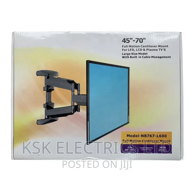 32-65 LNCH Adjustable Tv Wallmount 6 Swingarms Full Motion