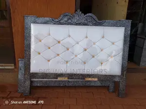 White Leather Bed 5by6 R4