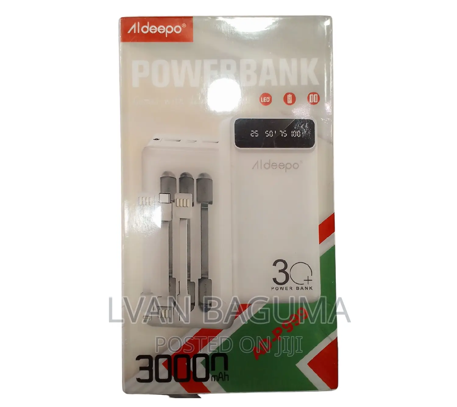 Aldeepo Power Bank - 30,000 MAH