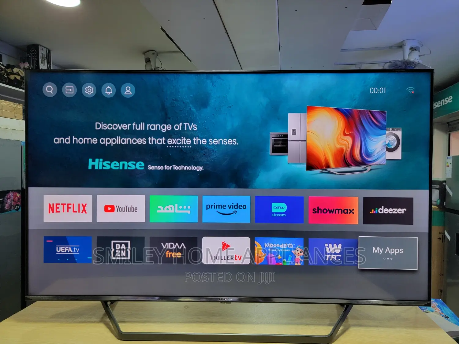 50inches A7 Series Hisense Smart Tv