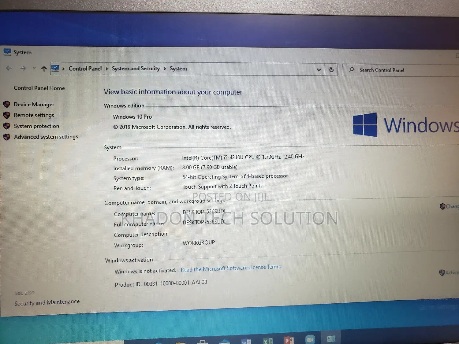 Laptop Lenovo ThinkPad T440 8GB Intel Core I5 HDD 500GB