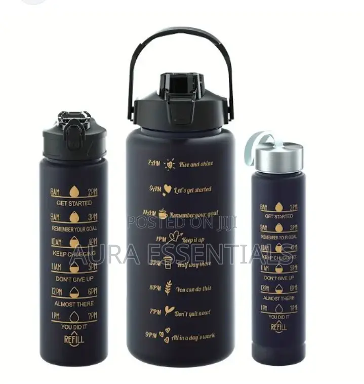 Gradient Color Leafproof Scale Sports Water Bottle