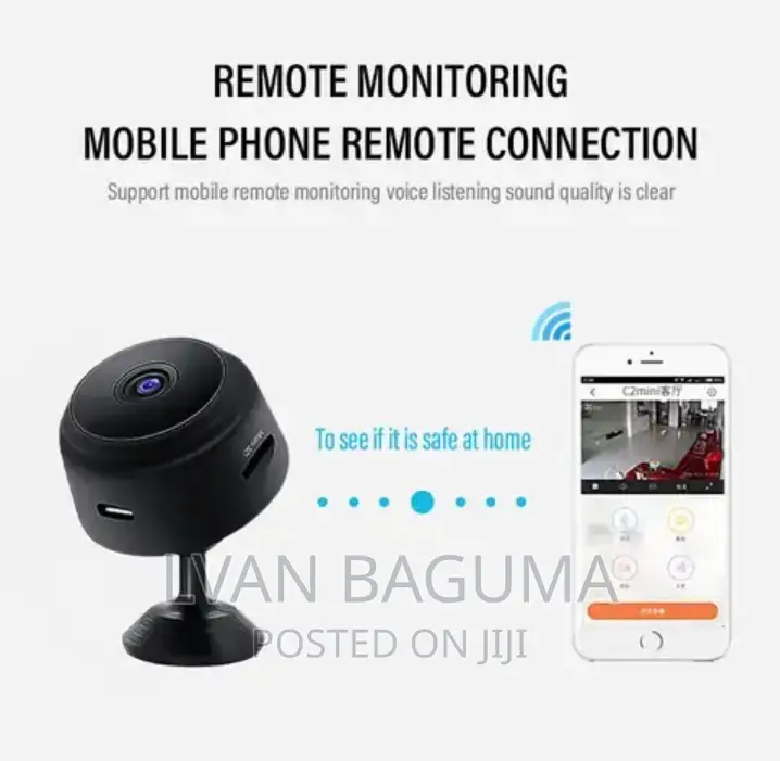 Mini Wi-Fi Magnetic Camera - Portable, No Installation