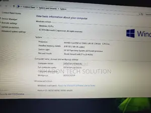 Laptop Lenovo ThinkPad T550 8GB Intel Core I5 SSD 256GB