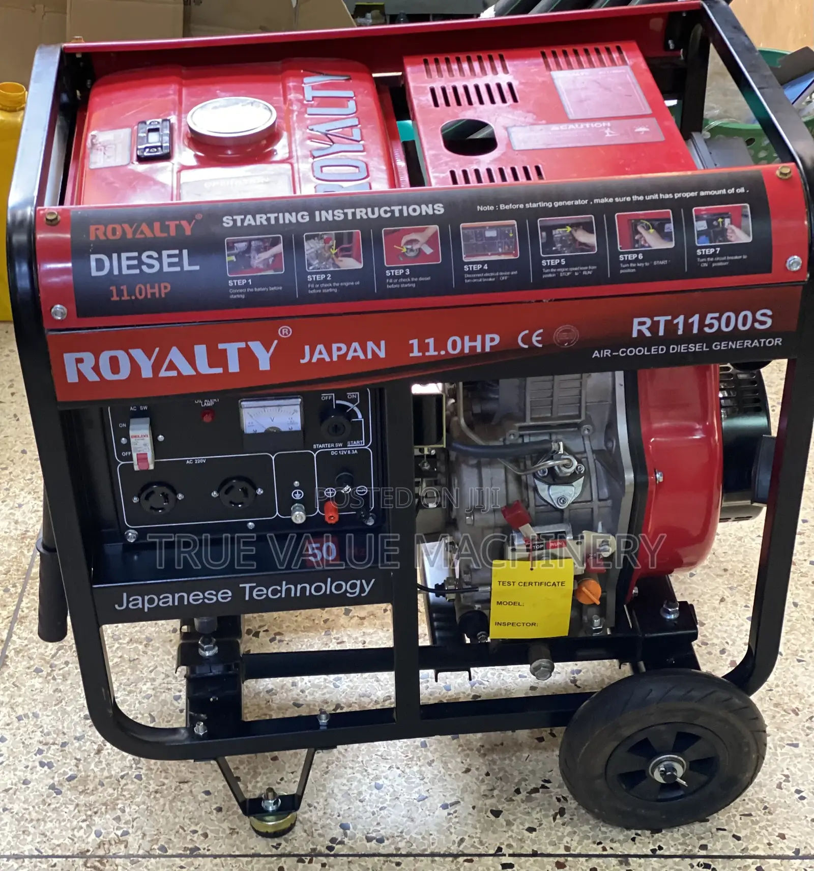 Diesel Generator 7 Kva Japan