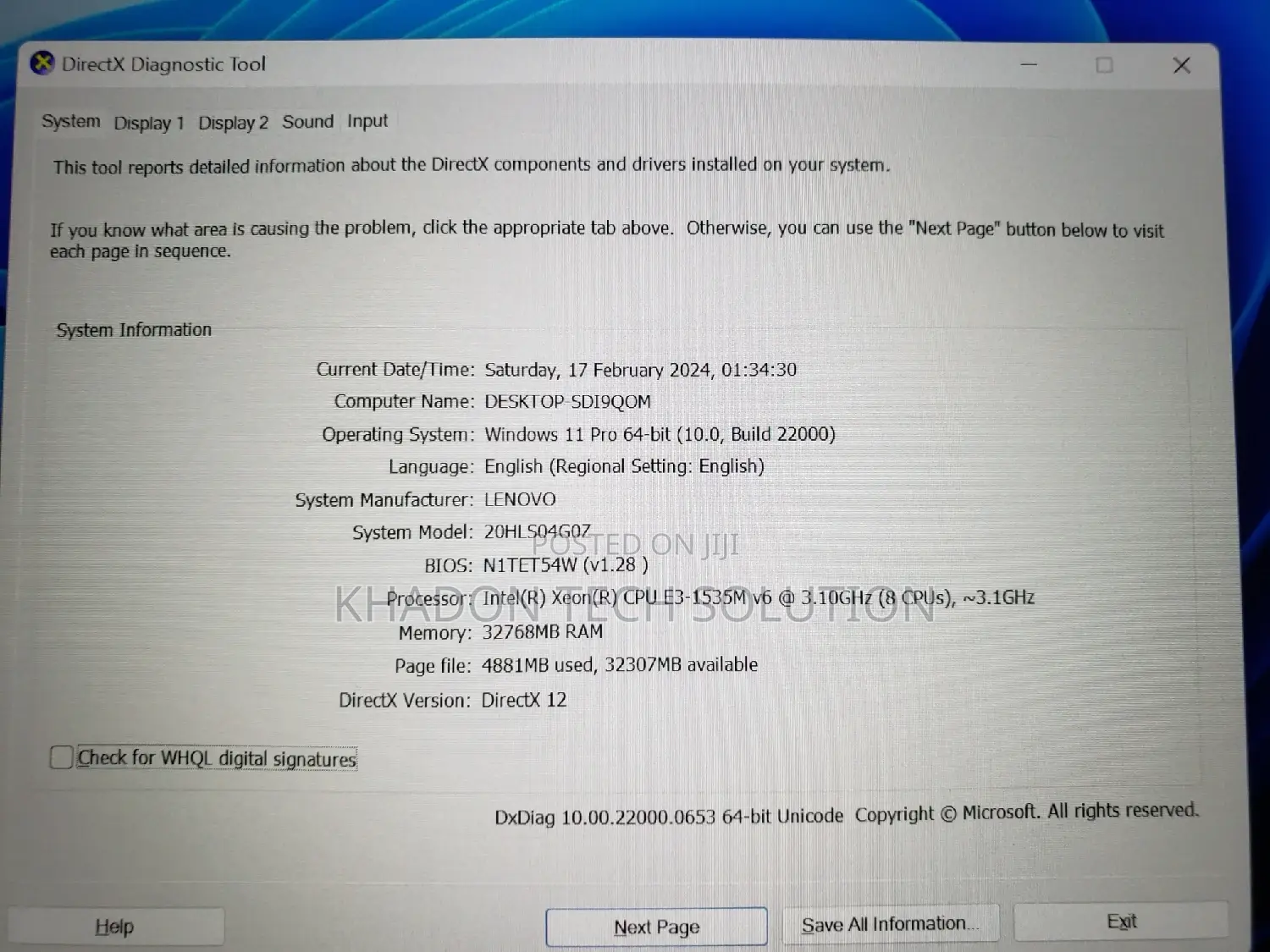 Laptop Lenovo ThinkPad P71 32GB Intel Xeon eMMC 1T