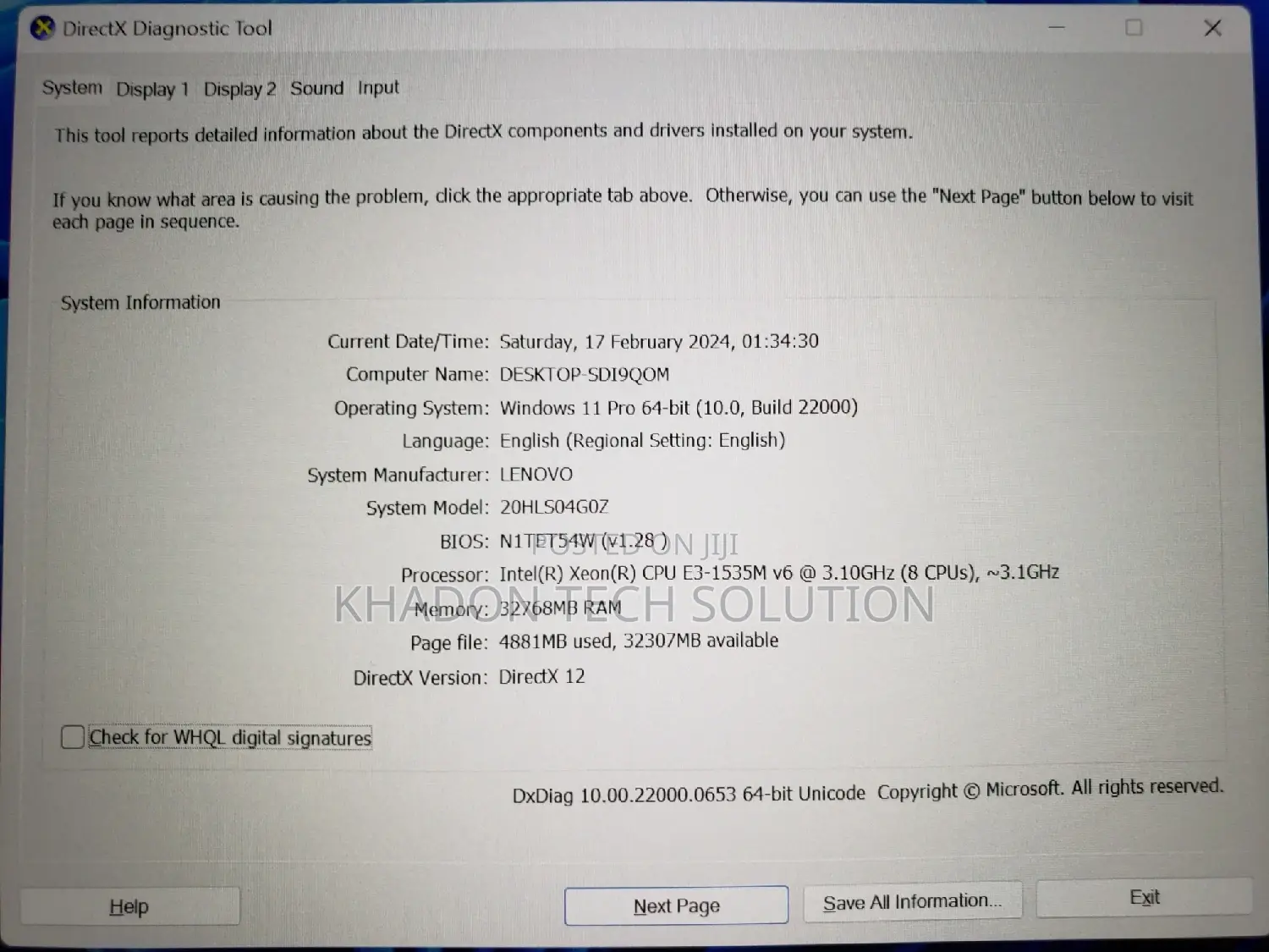 Laptop Lenovo ThinkPad P71 32GB Intel Xeon eMMC 1T