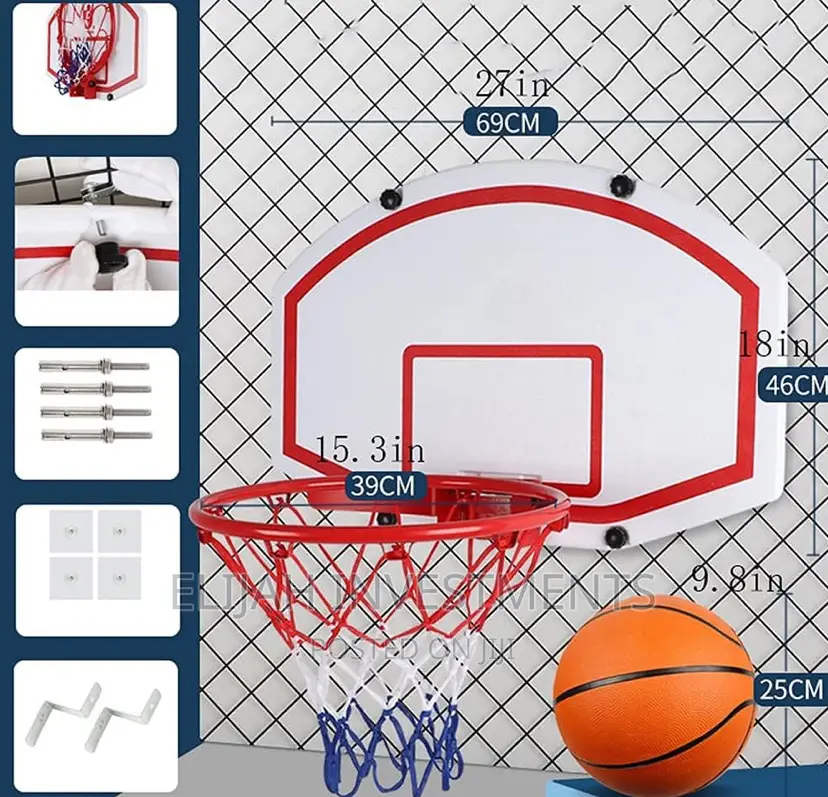 Adults Hanging Basket Ball Hoop