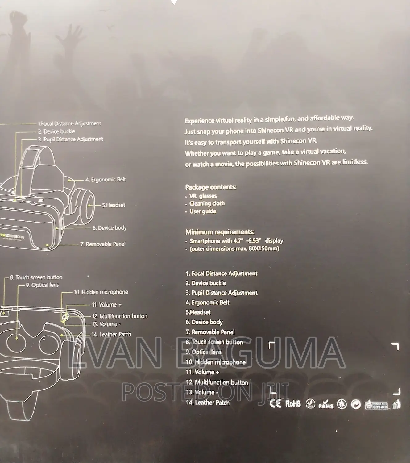 Virtual Reality Shinecon VR Glasses