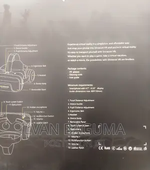 Virtual Reality Shinecon VR Glasses