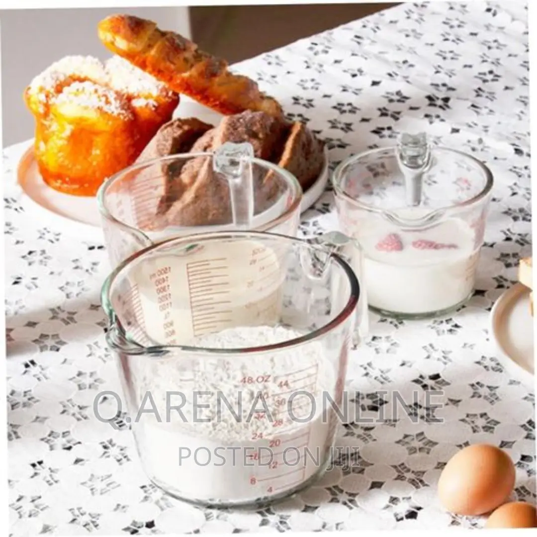 500ML Glass Measuring Cups Jugs With 4 Kinds of Scale Marks