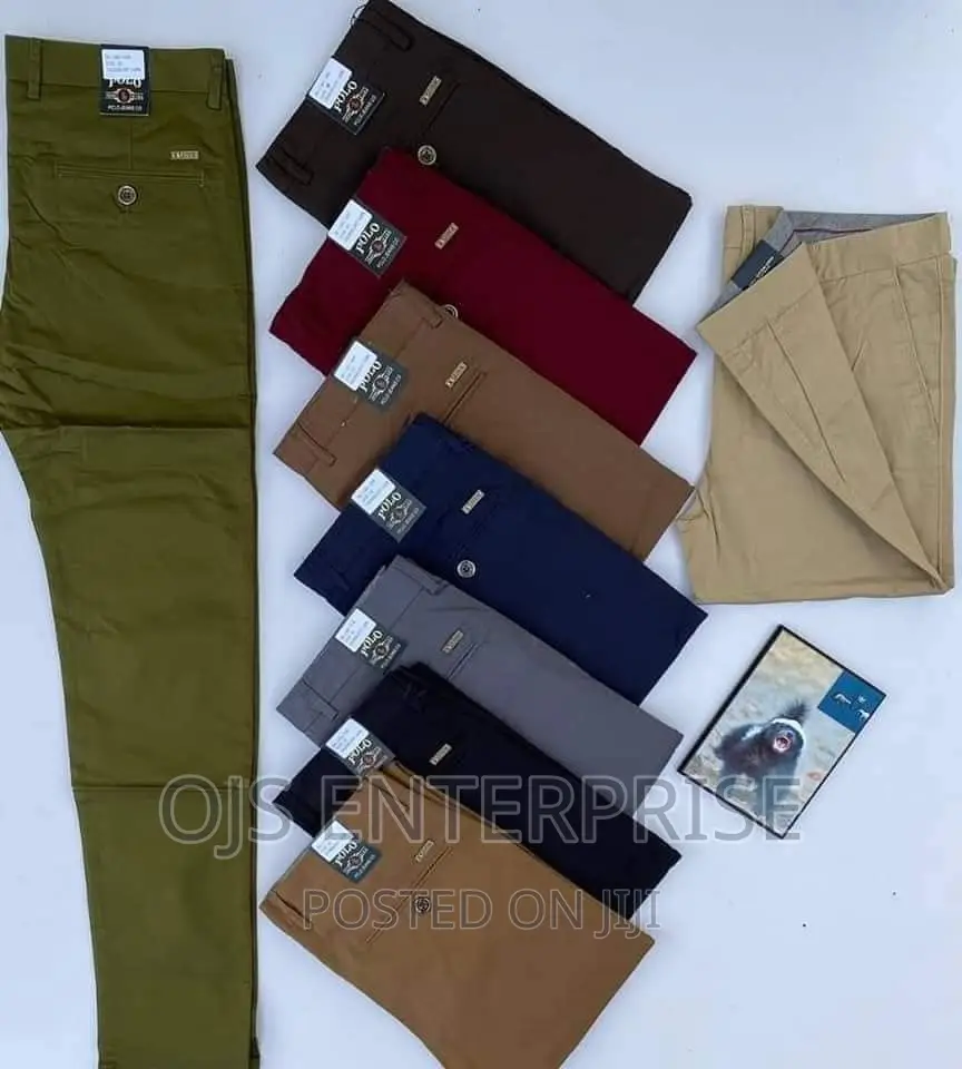 Khaki Chino Trousers