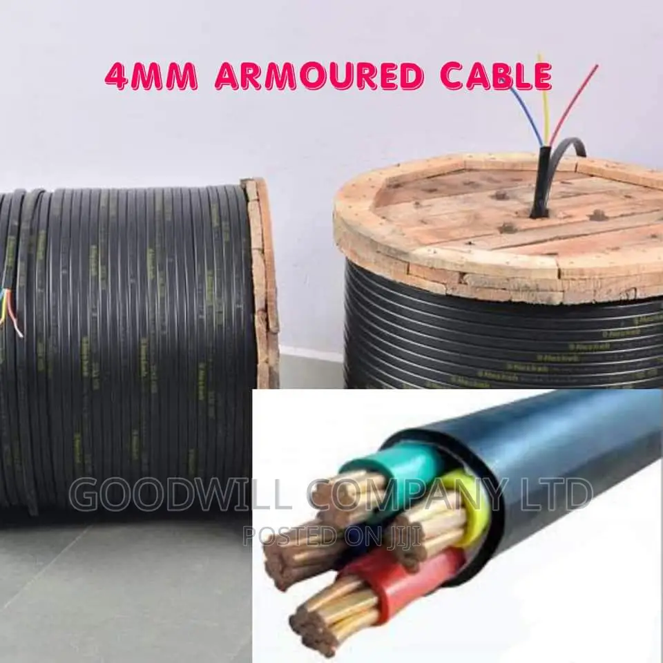 4mm Armoured Cable / Underground Cable