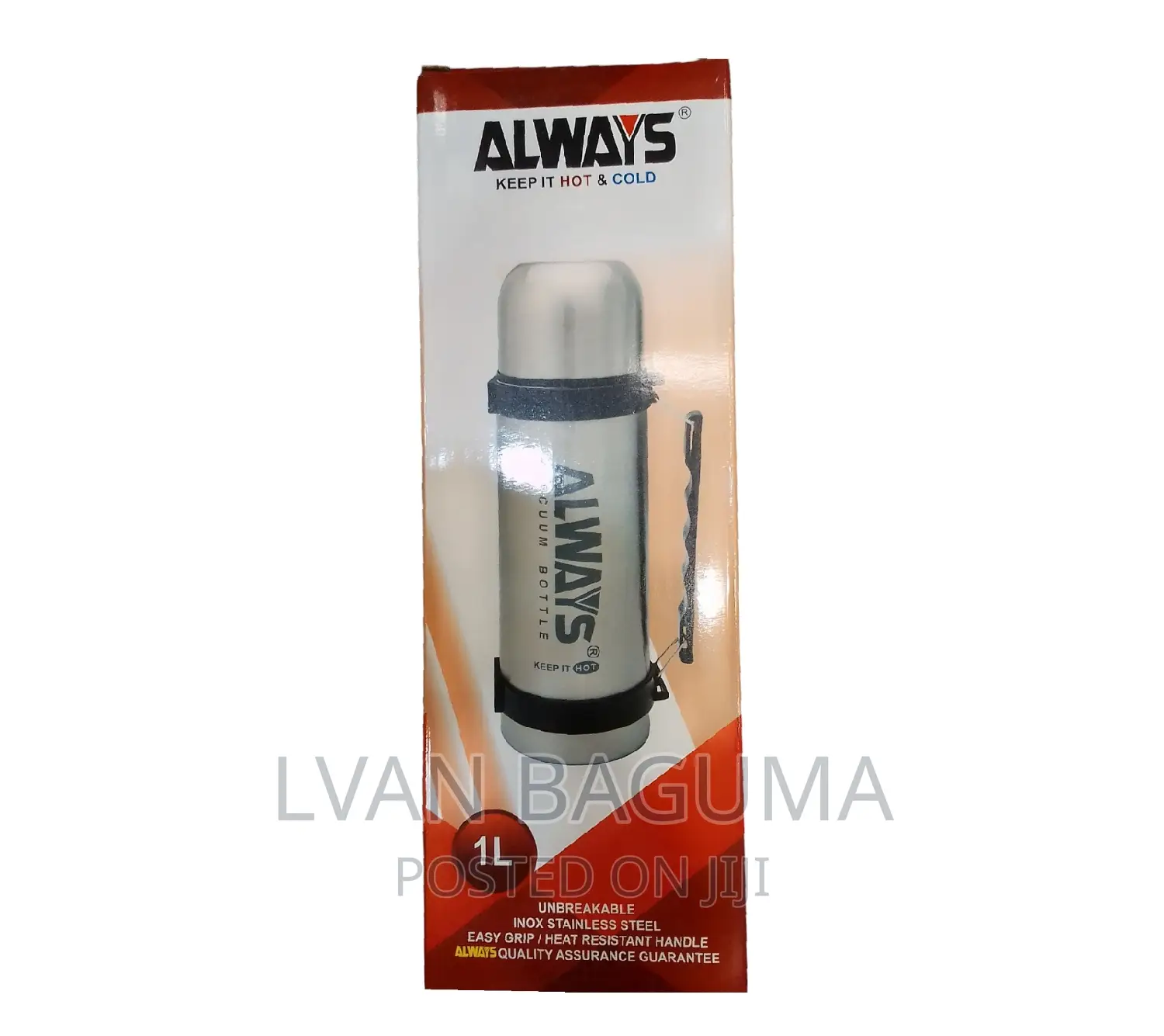 Always 1 Litre Vaccum Flask - Unbreakable, Stainless
