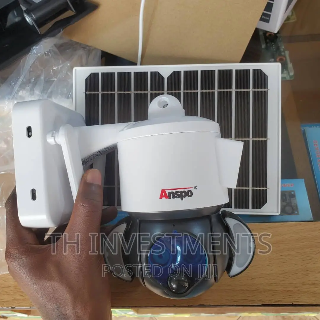 Dual Lens Solar Battery Camera.