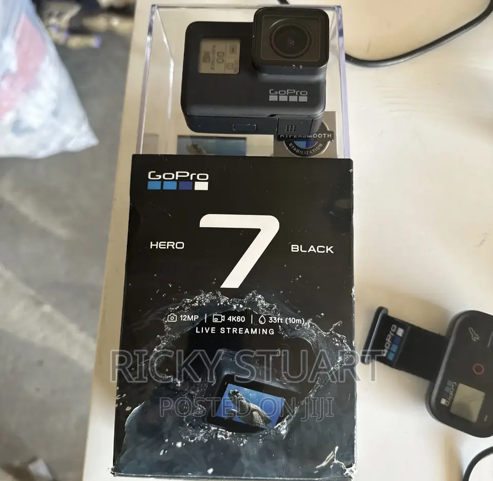 Gopro Hero7 Black Action Camera With4k Ultra HD Photos 720p