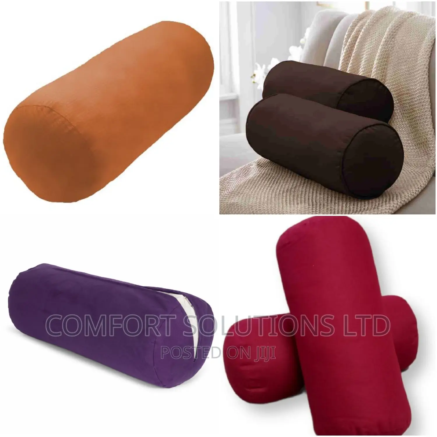 Bolster Cushions, 45cm Long (Pair)