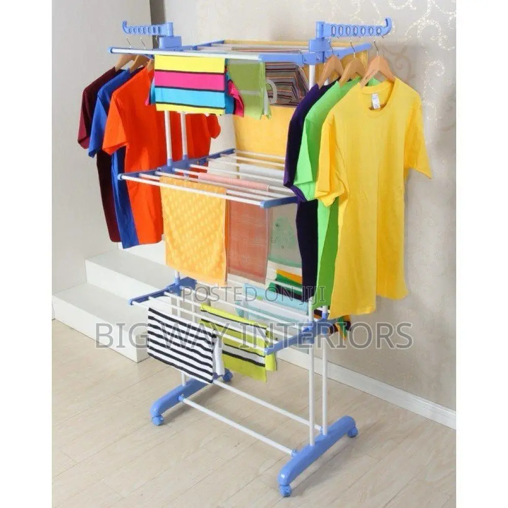 Clothes Drying Rack Blue