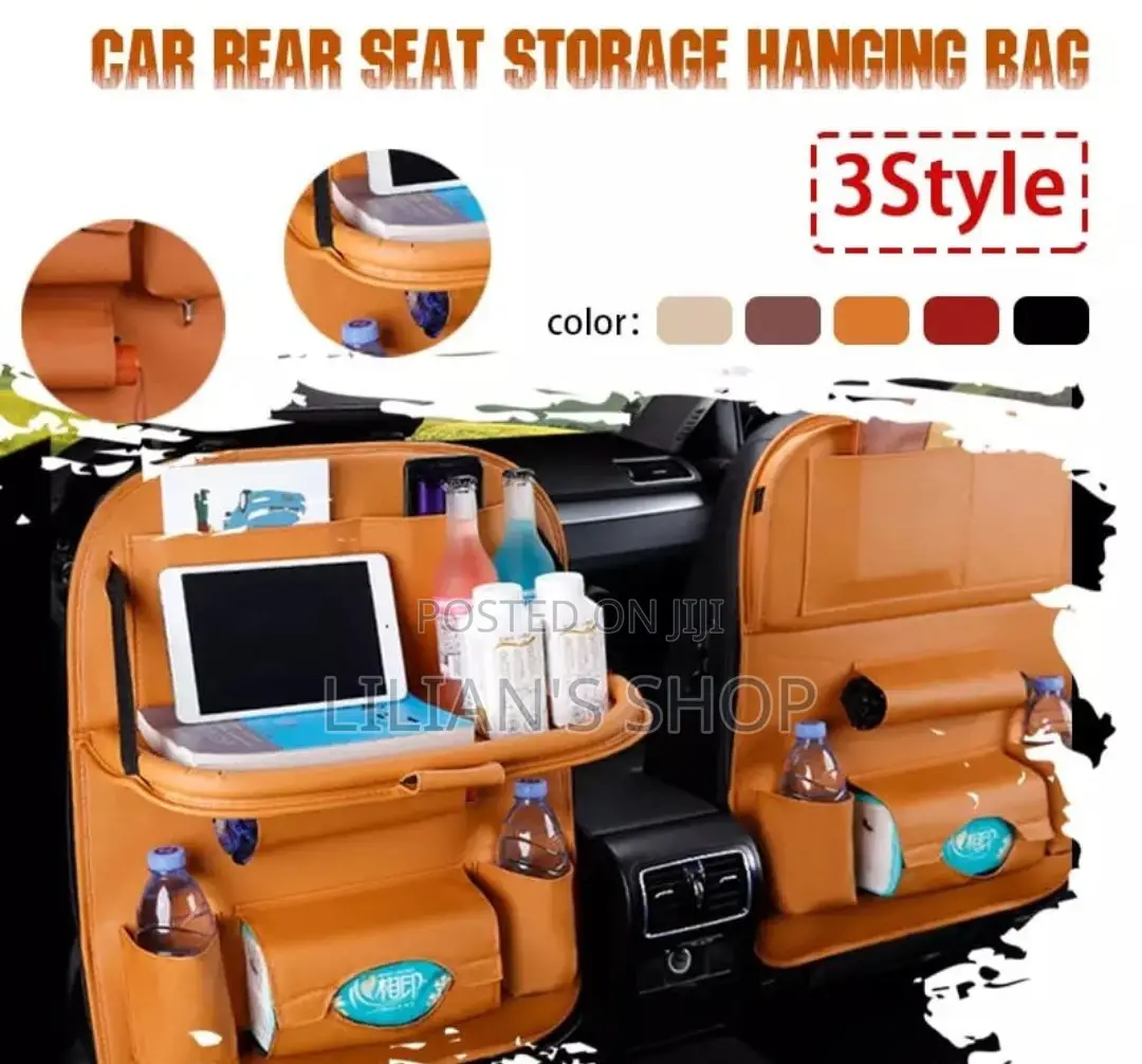 Car Back Seat Storage Bag