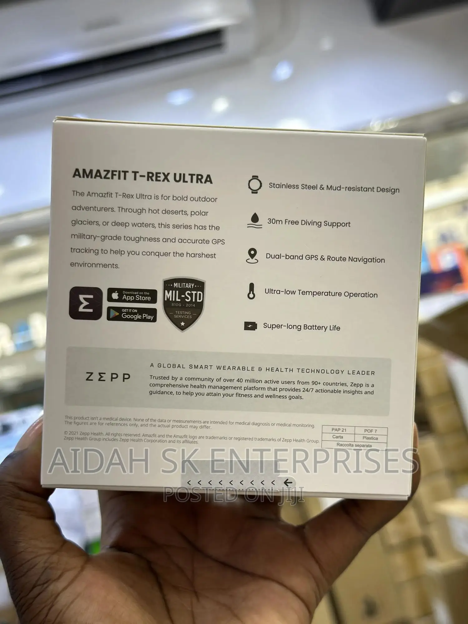 Amazfit T-Rex Ultra Smart Watch for Men, 20-Day Battery Life