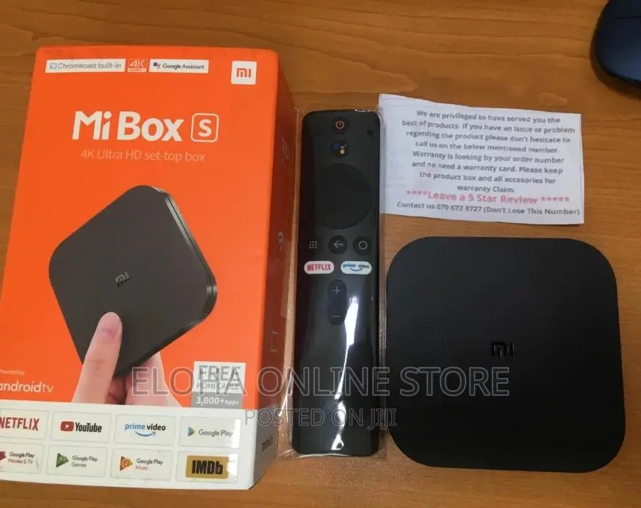 Xiaomi Mi Box S Ultra HD Streaming Media Player