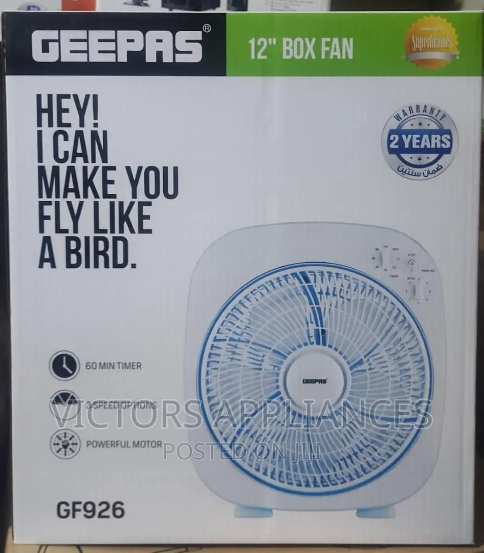 Geepas 12” Box Fan