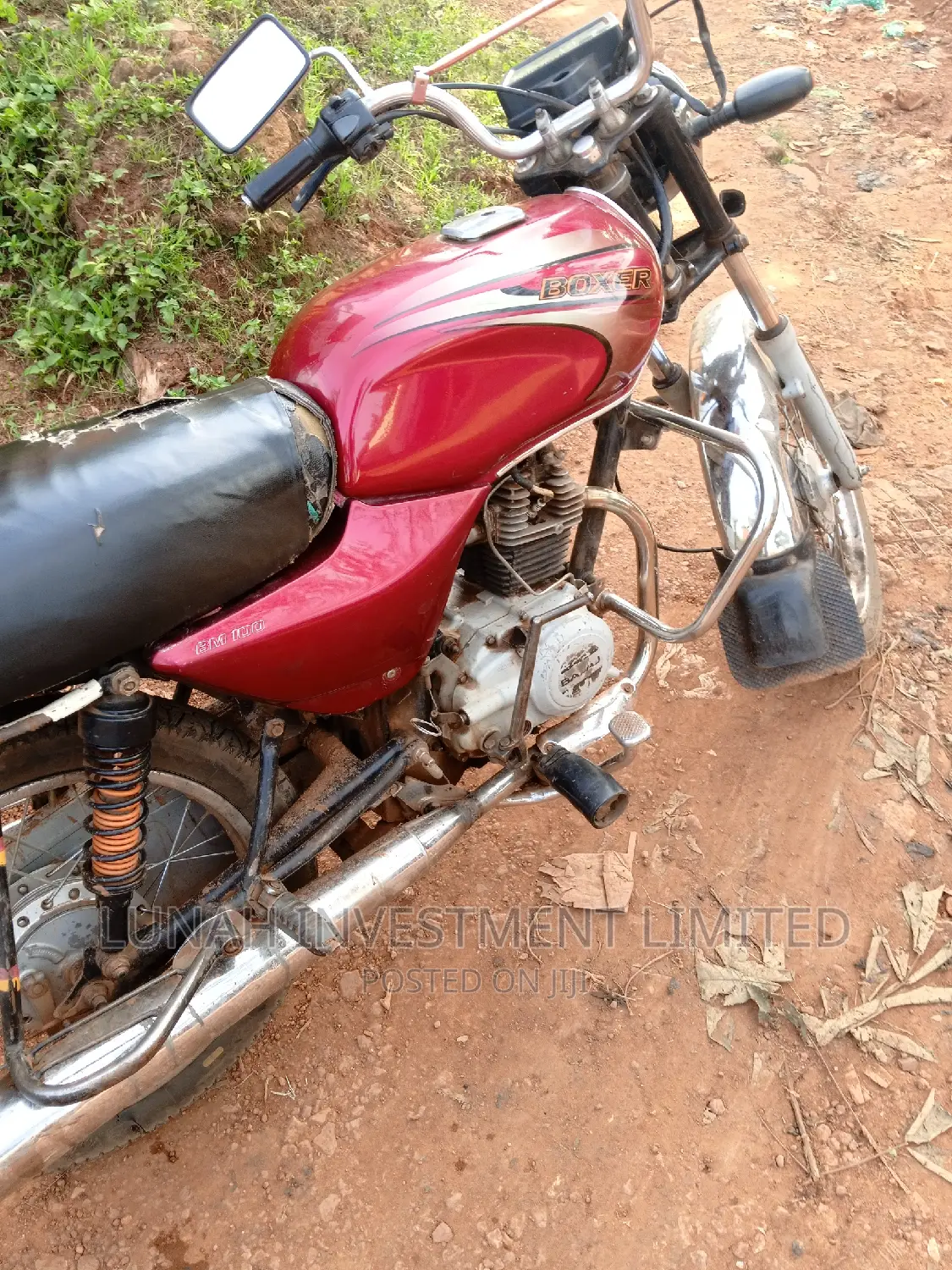 Bajaj Boxer 100 2016 Red