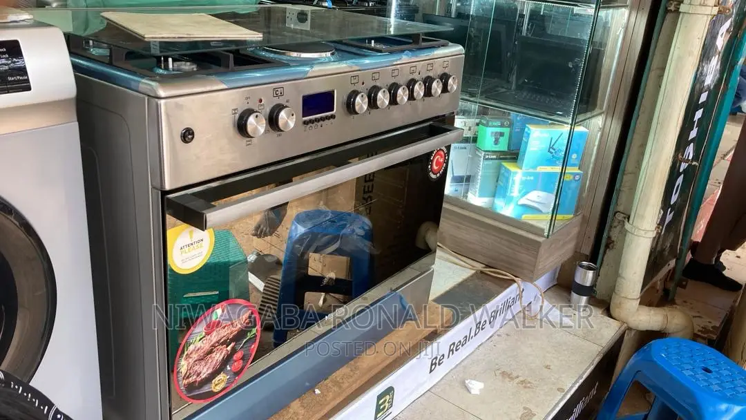 2hotplate by 4 Gas Burners Oven Cooker