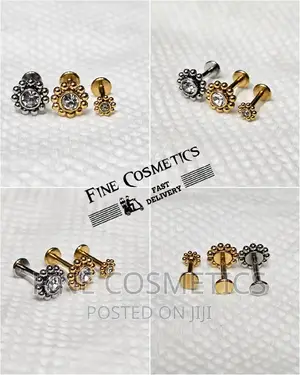 SUNFLOWER EAR/NOSE STUD | Steel Internally Threaded Earring