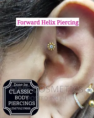 SUNFLOWER EAR/NOSE STUD | Steel Internally Threaded Earring