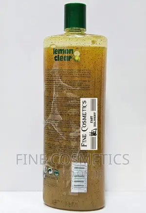 LEMON CLEAR Exfoliating Apricot Shower Gel Wiz Lemon Extract