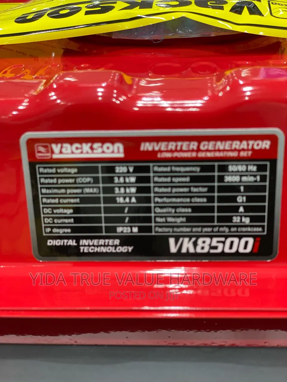 Inverter Generator 3.8 Kva Vackson