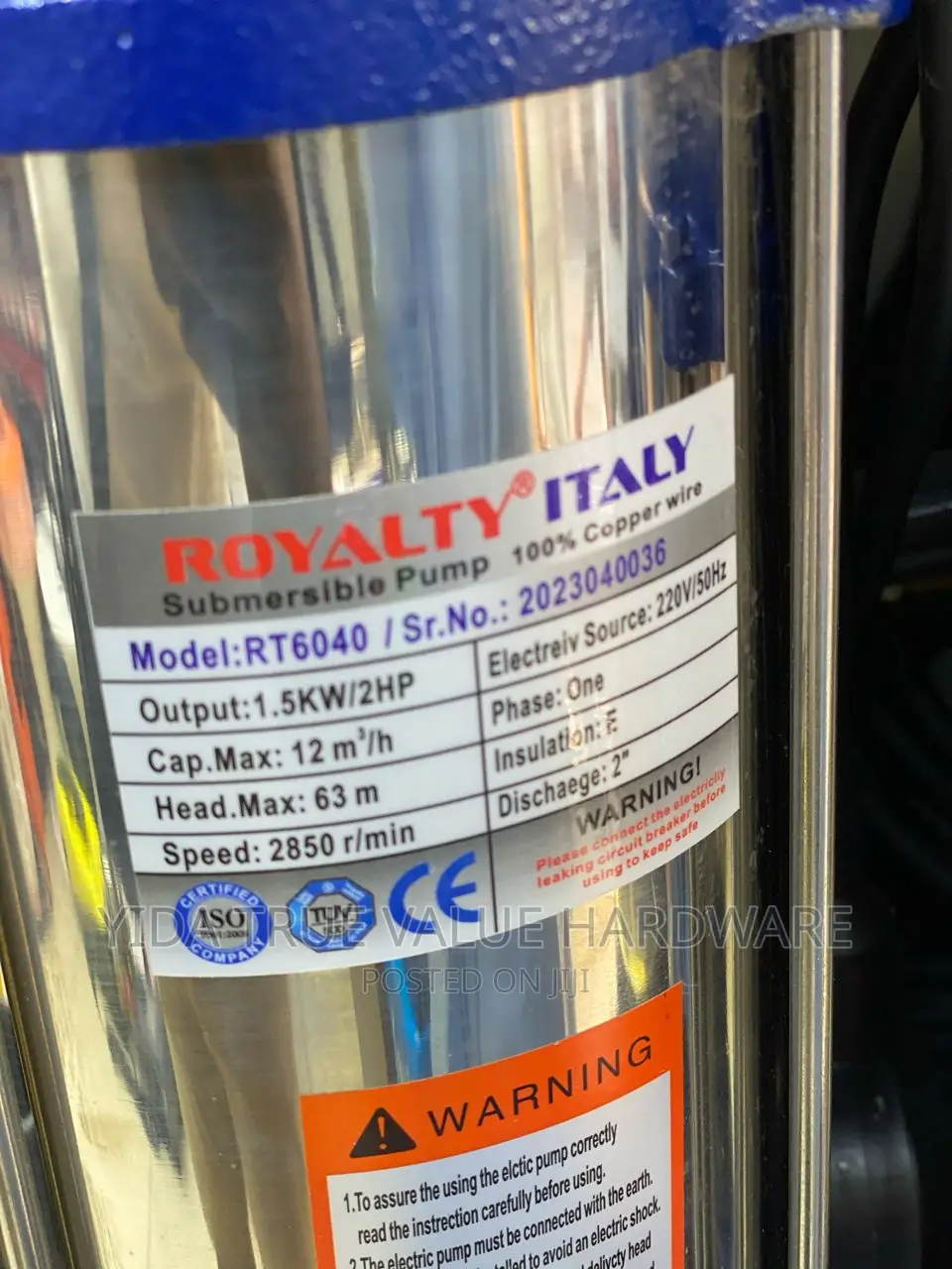 Water Pump Royalty Italy
