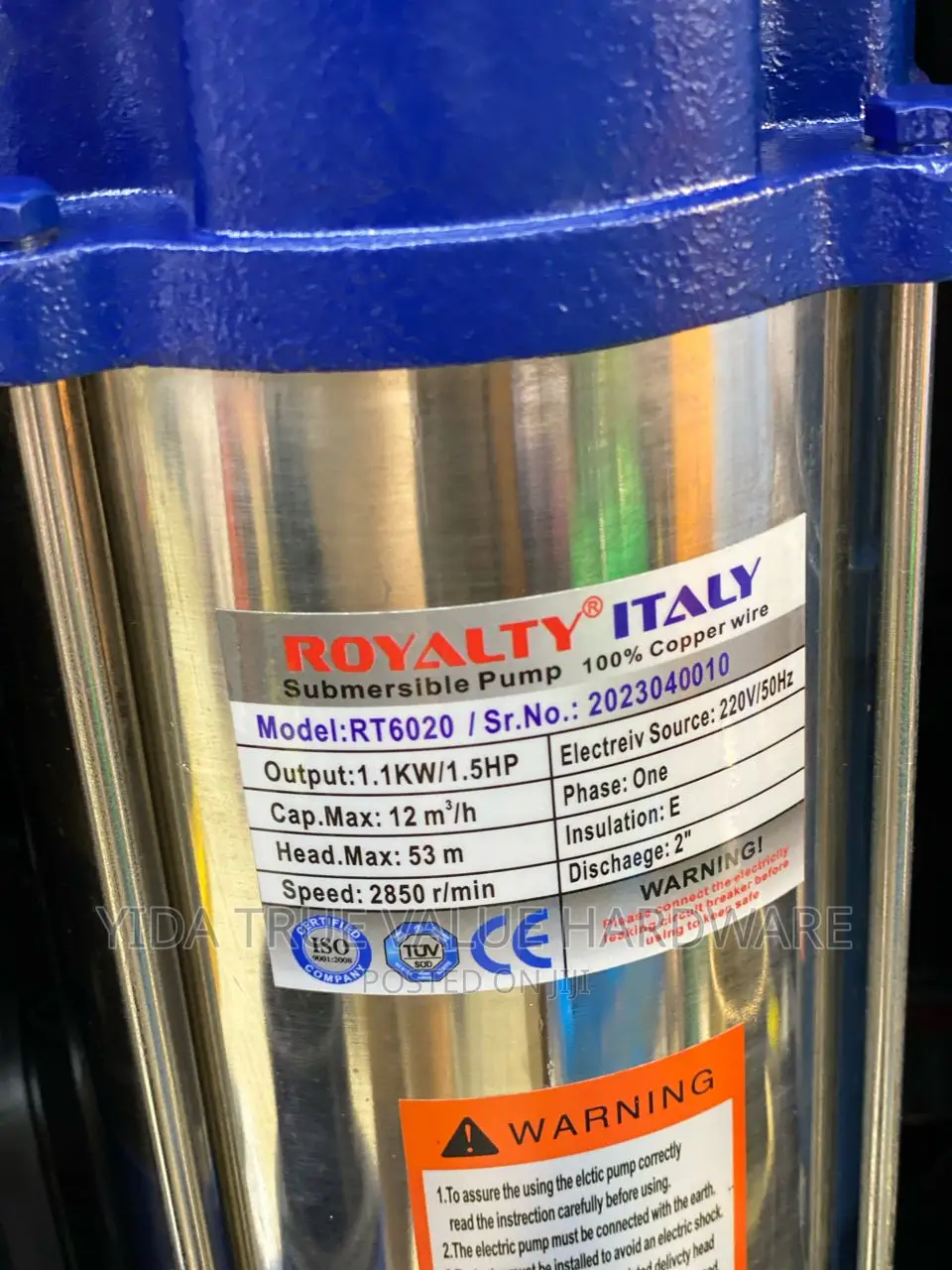 Water Pump Royalty Italy