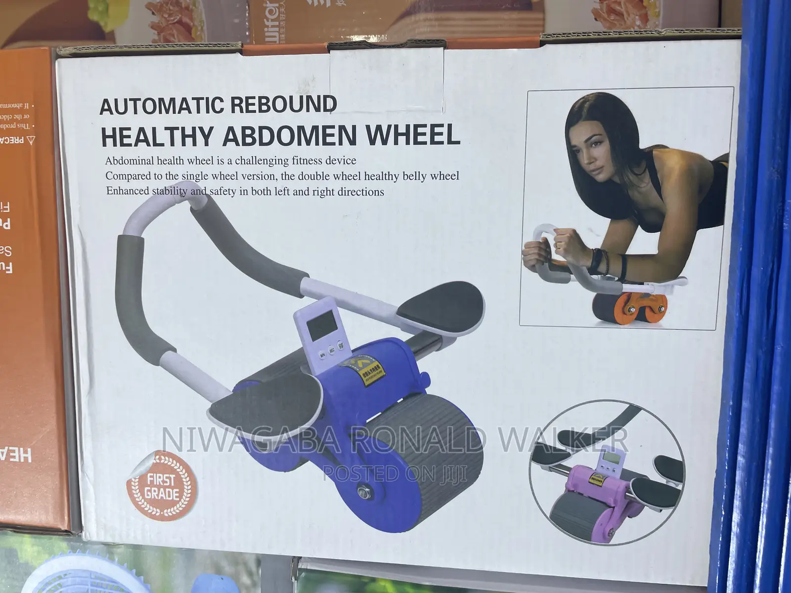 Automatic Rebound Healthy Abdomen Wheel