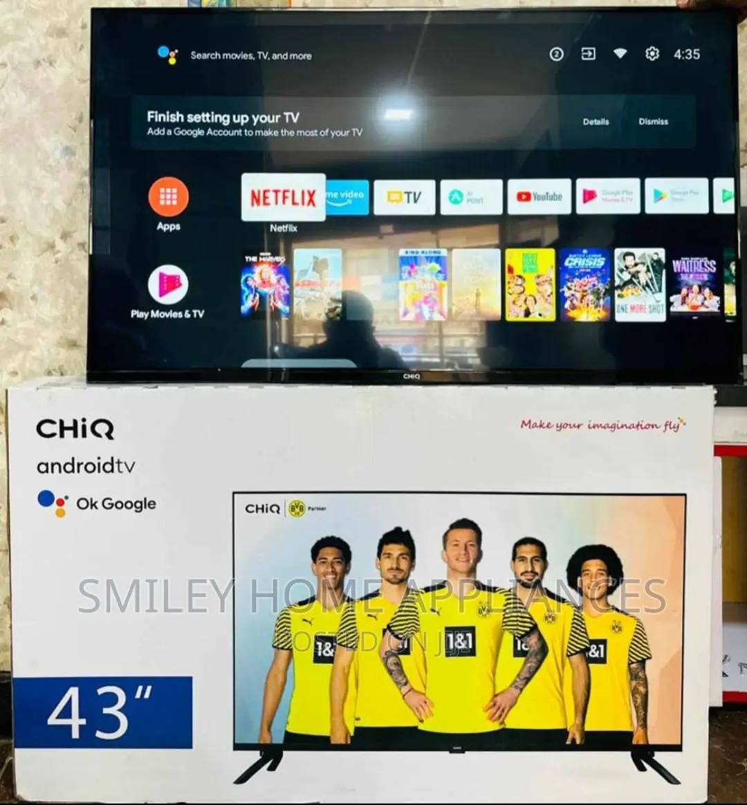 Chiq 43inches Android Tv With Bluetooth