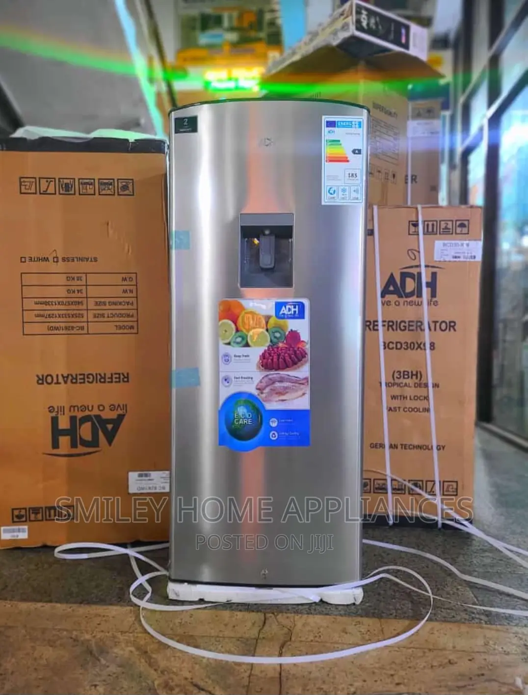 ADH 235ltrs Single Door Refrigerator With a Dispenser