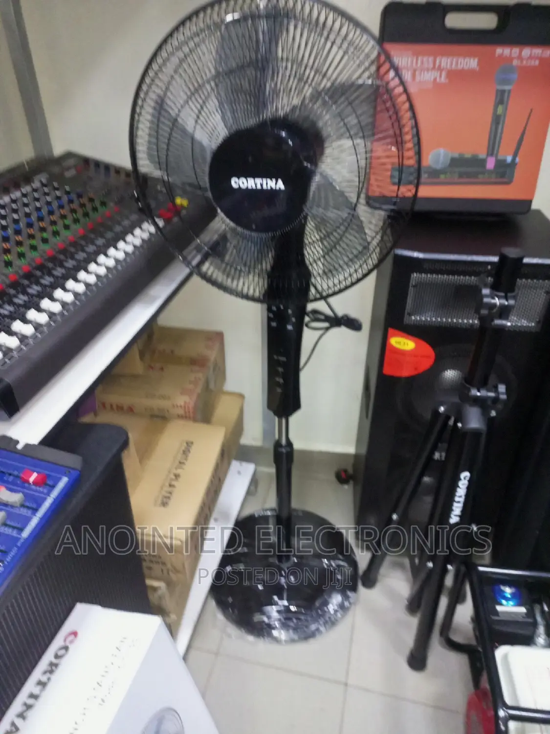 Cortina Remote Stand Fans
