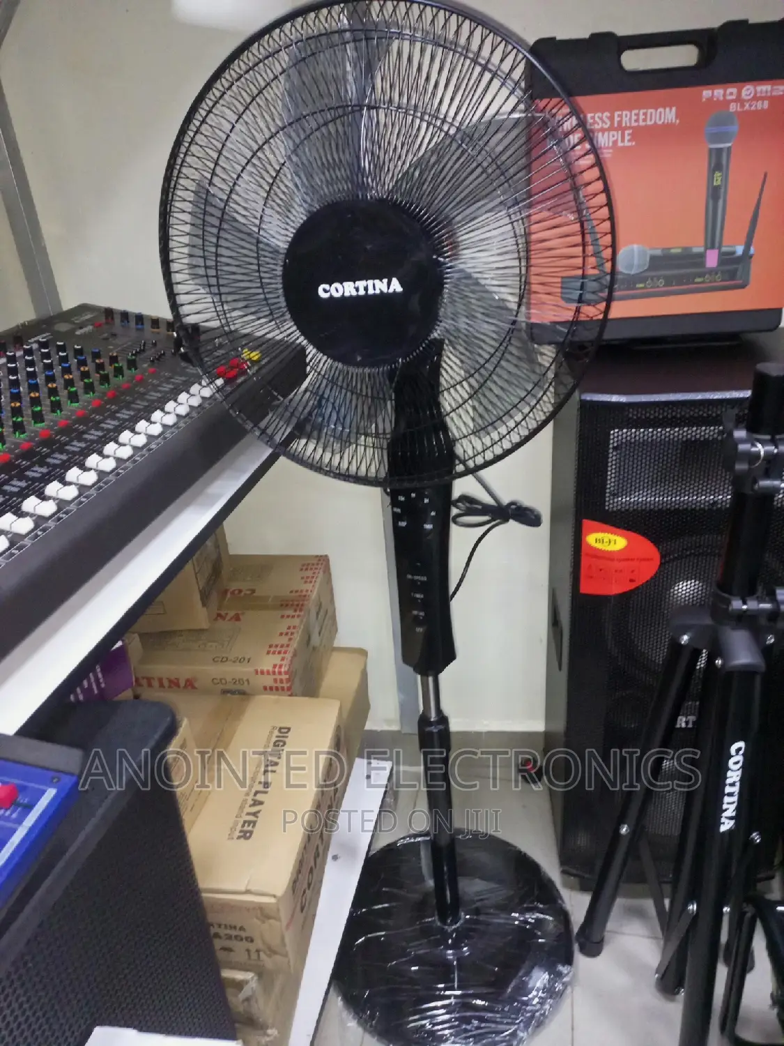 Cortina Remote Stand Fans