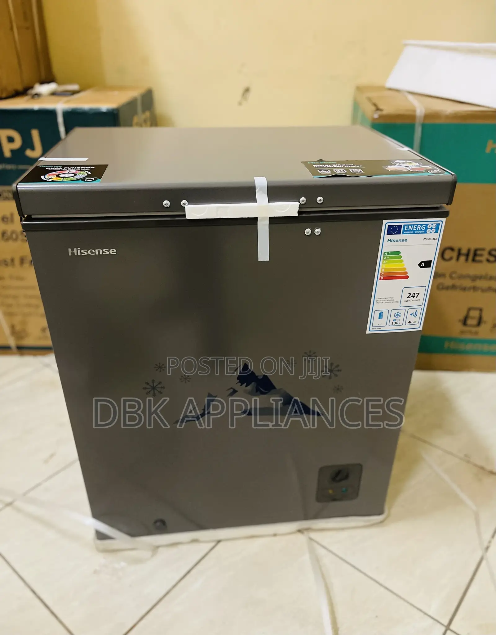 Hisense 180l Deep/Chest Freezers Available Beyi Powa