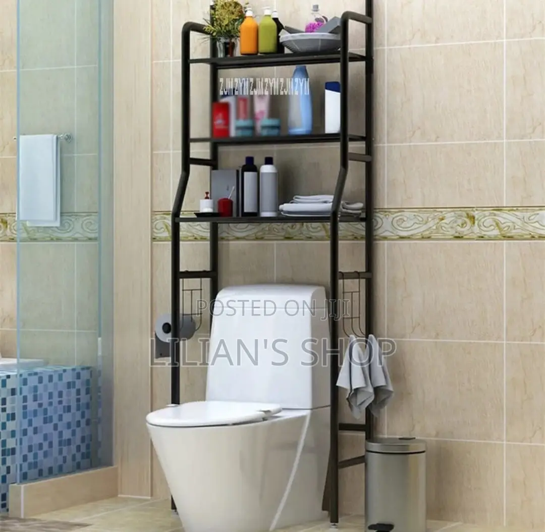Over the Toilet Shelf Organizer Rack