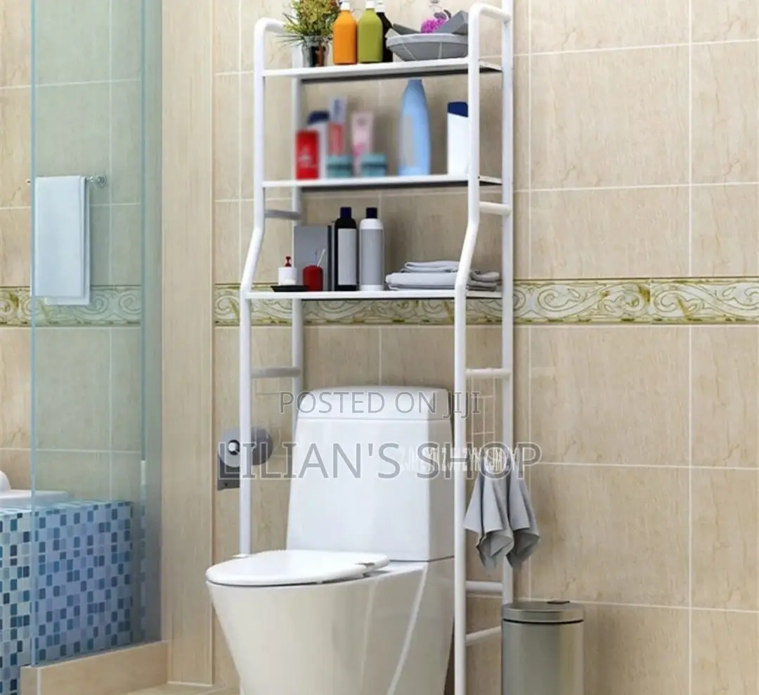Over the Toilet Shelf Organizer Rack