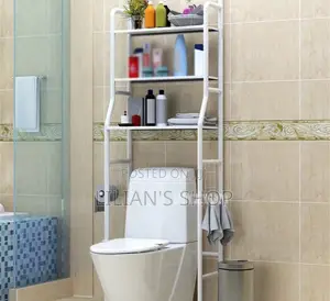 Over the Toilet Shelf Organizer Rack