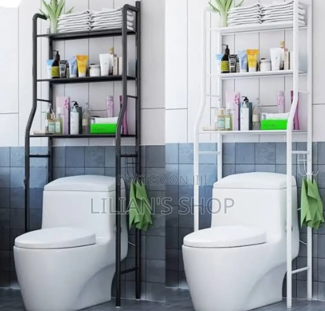 Over the Toilet Shelf Organizer Rack