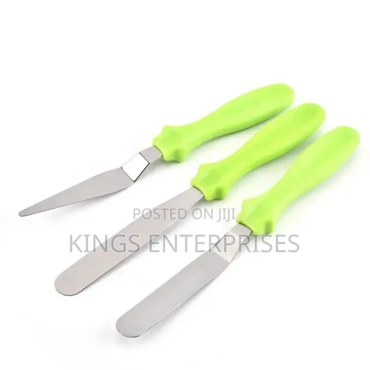 3pc Stainless Steel Cake Icing Spatula