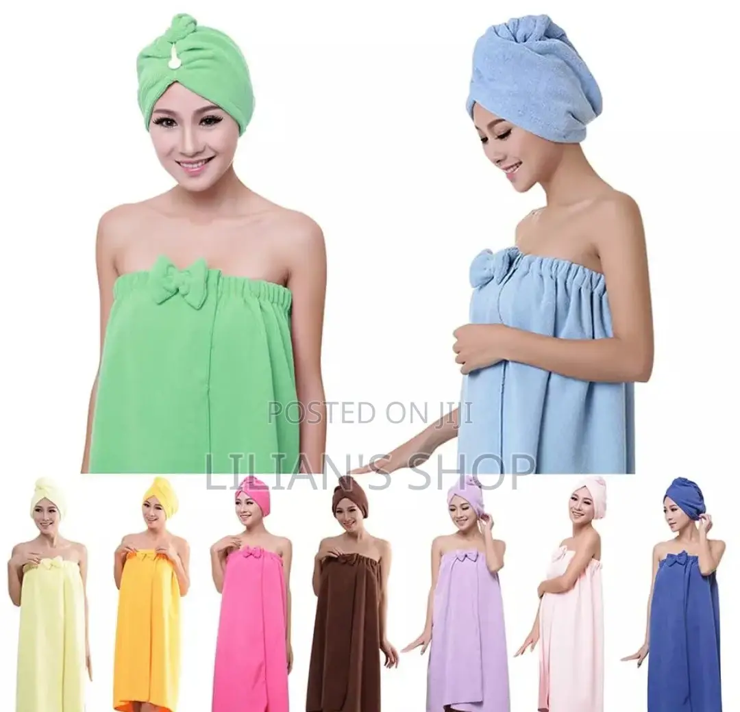 3pcs Bathrobe Towel